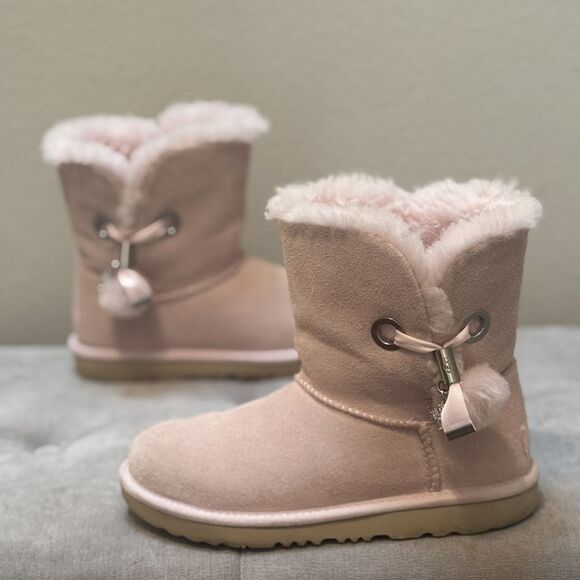 UGG Kids Irina Tessie Pom Pom Boots